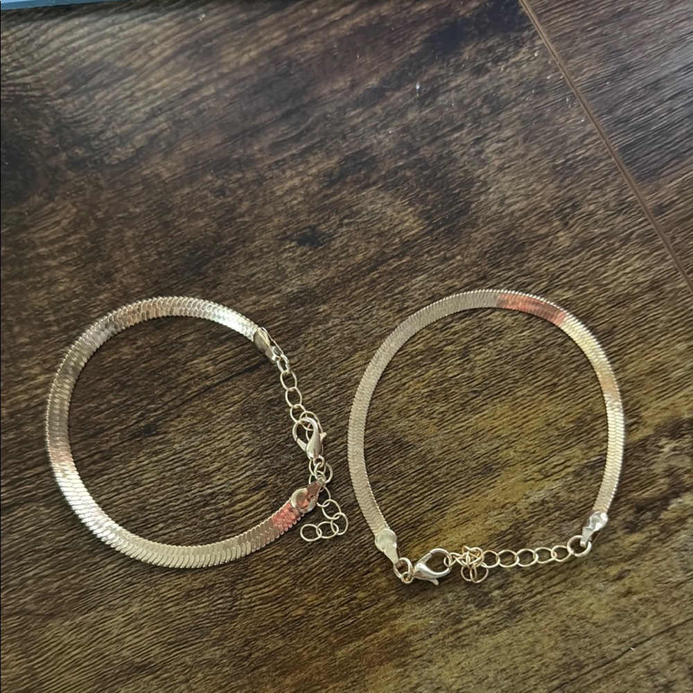 Gold Snake Bracelets (2)